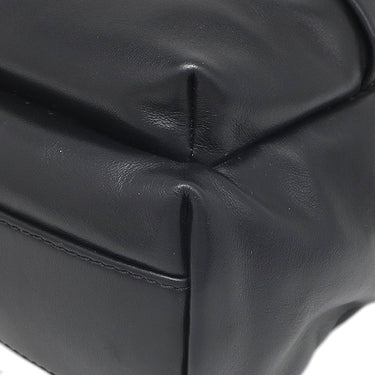 ジバンシイ GIVENCHY ロゴ ミニ バッグパック ブラック レザー リュック・デイパック シルバー金具 黒 リュック