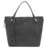 ルイヴィトン LOUIS VUITTON ヒナ MM M54354 ブラック×ブラウン モノグラムマヒナ トートバッグ シルバー金具