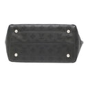 ルイヴィトン LOUIS VUITTON ヒナ MM M54354 ブラック×ブラウン モノグラムマヒナ トートバッグ シルバー金具