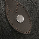 ルイヴィトン LOUIS VUITTON ヒナ MM M54354 ブラック×ブラウン モノグラムマヒナ トートバッグ シルバー金具