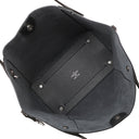 ルイヴィトン LOUIS VUITTON ヒナ MM M54354 ブラック×ブラウン モノグラムマヒナ トートバッグ シルバー金具
