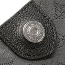 ルイヴィトン LOUIS VUITTON ヒナ MM M54354 ブラック×ブラウン モノグラムマヒナ トートバッグ シルバー金具