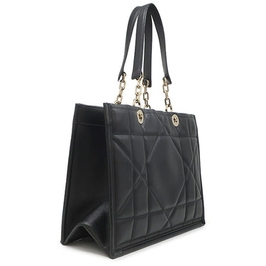 クリスチャン・ディオール Christian Dior アーキカナージュ エッセンシャル ミディアム M8721OZVJ ブラック レザー トートバッグ ゴールド金具 黒 トート