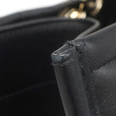 クリスチャン・ディオール Christian Dior アーキカナージュ エッセンシャル ミディアム M8721OZVJ ブラック レザー トートバッグ ゴールド金具 黒 トート