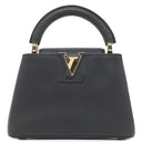 ルイヴィトン LOUIS VUITTON カプシーヌ MINI M56071 ノワール レザー トリヨンレザー 2WAYバッグ ゴールド金具 黒 ショルダー ハンドバッグ LVロゴ