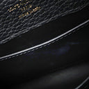 ルイヴィトン LOUIS VUITTON カプシーヌ MINI M56071 ノワール レザー トリヨンレザー 2WAYバッグ ゴールド金具 黒 ショルダー ハンドバッグ LVロゴ