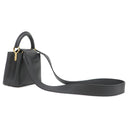 ルイヴィトン LOUIS VUITTON カプシーヌ MINI M56071 ノワール レザー トリヨンレザー 2WAYバッグ ゴールド金具 黒 ショルダー ハンドバッグ LVロゴ