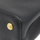 ルイヴィトン LOUIS VUITTON カプシーヌ MINI M56071 ノワール レザー トリヨンレザー 2WAYバッグ ゴールド金具 黒 ショルダー ハンドバッグ LVロゴ