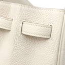 エルメス HERMES バーキン25 クレ トゴ ハンドバッグ ゴールド金具 オフホワイト