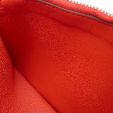 エルメス HERMES ドゴン コンパクト カプシーヌ トゴ 二つ折り財布 シルバー金具 コンパクトウォレット