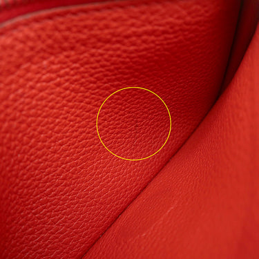 エルメス HERMES ドゴン コンパクト カプシーヌ トゴ 二つ折り財布 シルバー金具 コンパクトウォレット