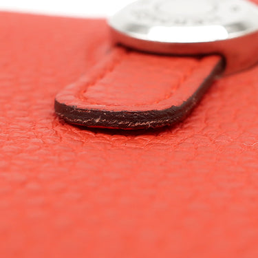 エルメス HERMES ドゴン コンパクト カプシーヌ トゴ 二つ折り財布 シルバー金具 コンパクトウォレット
