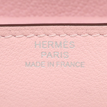 エルメス HERMES グレナン コンパクトウォレット ローズサクラ ヴォースイフト コインケース シルバー金具 新品 未使用 2025年製