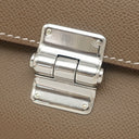 エルメス HERMES シャルニエール コンパクト エトゥープ レザー ヴォーマダム 三つ折り財布 シルバー金具 新品 未使用 グレージュ 2025年製