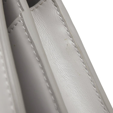 ジバンシイ GIVENCHY チェーン ショルダーバッグ クラウドグレー レザー チェーンウォレット シルバー金具 ロゴ