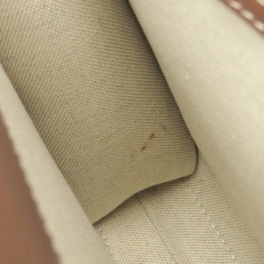 バーバリー BURBERRY ミニ ポケットバッグ 8031746 ナチュラル×モルトブラウン キャンバス レザー 2WAYバッグ ゴールド金具 茶 ハンドバッグ ショルダー