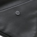 セリーヌ CELINE トライアングルバッグ ブラック レザー ショルダーバッグ シルバー金具 ポシェット ロゴプリント 黒