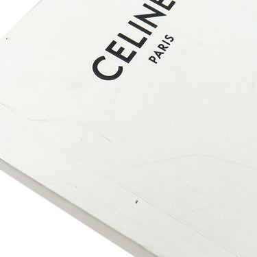 セリーヌ CELINE トリオンフ スモール ポーチ タン カーフ トリオンフキャンバス クラッチバッグ ゴールド金具 茶 Wフラップ ショルダー クラッチ