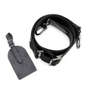 ルイヴィトン LOUIS VUITTON キーポル バンドリエール 25 M46271 モノグラムエクリプス レザー モノグラムエクリプスリバースキャンバス 2WAYバッグ ガンメタル金具 黒 ショルダー ハンドバッグ
