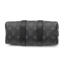 ルイヴィトン LOUIS VUITTON キーポル バンドリエール 25 M46271 モノグラムエクリプス レザー モノグラムエクリプスリバースキャンバス 2WAYバッグ ガンメタル金具 黒 ショルダー ハンドバッグ