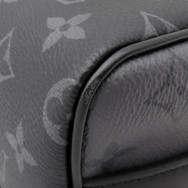 ルイヴィトン LOUIS VUITTON キーポル バンドリエール 25 M46271 モノグラムエクリプス レザー モノグラムエクリプスリバースキャンバス 2WAYバッグ ガンメタル金具 黒 ショルダー ハンドバッグ