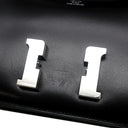 エルメス HERMES コンスタンス3 ミニ ミロワール ブラック ボックスカーフ ショルダーバッグ シルバー金具 2024年製