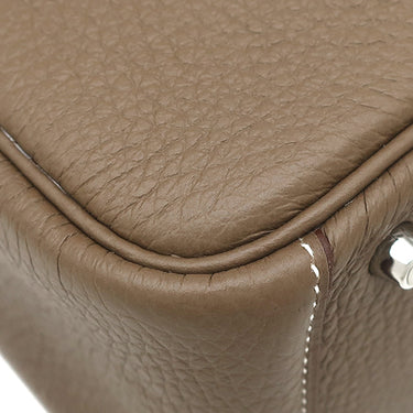 エルメス HERMES リンディ2 ミニ 20 エトゥープ トリヨンクレマンス ショルダーバッグ シルバー金具 新品 未使用 グレージュ