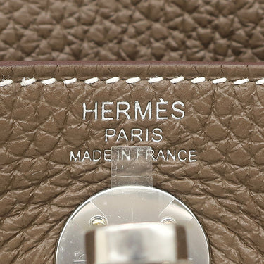 エルメス HERMES リンディ2 ミニ 20 エトゥープ トリヨンクレマンス ショルダーバッグ シルバー金具 新品 未使用 グレージュ