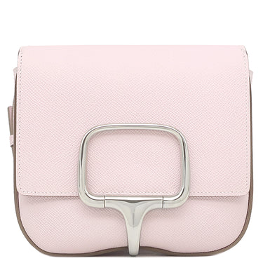 エルメス HERMES デッラ カヴァッレリア ミニ モーヴペール ヴォーエプソン ショルダーバッグ シルバー金具 ピンク