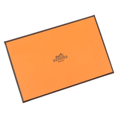 エルメス HERMES カルヴィ デュオ ゴールド ヴォーエプソン カードケース シルバー金具 新品 未使用 茶 フラグメントケース 2026年製