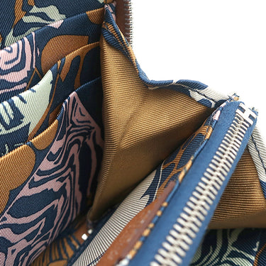 エルメス HERMES アザップ シルクイン コンパクト ゴールド エバーカラー コインケース シルバー金具 茶 2024年製