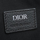 クリスチャン・ディオール Christian Dior イーストウエスト トート ベージュ×ブラック キャンバス レザー 2WAYバッグ ガンメタル金具 マキシ ディオール オブリーク