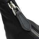 プラダ PRADA Re-Edition 2005 Re-Nylon バッグ 1BH204 ブラック ナイロン レザー 2WAYバッグ シルバー金具 黒 三角ロゴプレート
