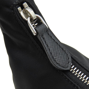プラダ PRADA Re-Edition 2005 Re-Nylon バッグ 1BH204 ブラック ナイロン レザー 2WAYバッグ シルバー金具 黒 三角ロゴプレート