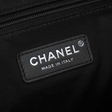 シャネル CHANEL クラブ モナコ チェーントート メタリックシルバー レザー トートバッグ シルバー金具 ココマーク 肩掛け