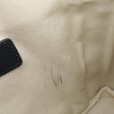 クロエ Chloe ボア ミニ トートバッグ C10323 オフホワイト×ネイビー ポリエステル コットン レザー 2WAYバッグ シルバー金具 ハンドバッグ ショルダー キッズ