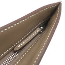 エルメス HERMES ポッシャンプリュス エトゥープ スイフト ボディバッグ シルバー金具 グレージュ シェーヌダンクル