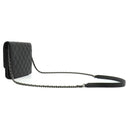 シャネル CHANEL マトラッセ 2.55 ブラック レザー チェーンウォレット ヴィンテージ金具 黒 チェーンショルダー