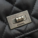 シャネル CHANEL マトラッセ 2.55 ブラック レザー チェーンウォレット ヴィンテージ金具 黒 チェーンショルダー