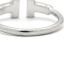 ティファニー Tiffany & Co T ダイヤモンド ワイヤー 68650801 ホワイトゴールド K18WG ダイヤモンド リング 指輪 T&Co. AU750 18K WG 7.5号