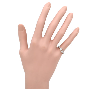 ティファニー Tiffany & Co T ダイヤモンド ワイヤー 68650801 ホワイトゴールド K18WG ダイヤモンド リング 指輪 T&Co. AU750 18K WG 7.5号
