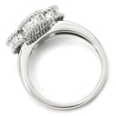 ヴァンクリーフアーペル Van Cleef & Arpels ヴィンテージ アルハンブラ VCARF48900 パールホワイト×ホワイトゴールド K18WG ダイヤモンド マザーオブパール #52(JP12) リング 指輪 シェル 1Pダイヤ 11.5号
