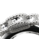 ヴァンクリーフアーペル Van Cleef & Arpels ヴィンテージ アルハンブラ VCARF48900 パールホワイト×ホワイトゴールド K18WG ダイヤモンド マザーオブパール #52(JP12) リング 指輪 シェル 1Pダイヤ 11.5号