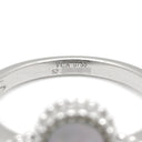 ヴァンクリーフアーペル Van Cleef & Arpels ヴィンテージ アルハンブラ VCARF48900 パールホワイト×ホワイトゴールド K18WG ダイヤモンド マザーオブパール #52(JP12) リング 指輪 シェル 1Pダイヤ 11.5号