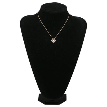 ヴァンクリーフアーペル Van Cleef & Arpels ヴィンテージ アルハンブラ VCARO5SX00 グレー×ローズゴールド K18PG ダイヤモンド グレーマザーオブパール ネックレス 18K PG ダイヤ シェル 2014年ホリデー
