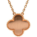 ヴァンクリーフアーペル Van Cleef & Arpels ヴィンテージ アルハンブラ VCARO5SX00 グレー×ローズゴールド K18PG ダイヤモンド グレーマザーオブパール ネックレス 18K PG ダイヤ シェル 2014年ホリデー