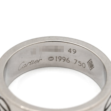 カルティエ Cartier LOVE ラブリング B4084700 ホワイトゴールド K18WG #49(JP9) リング 指輪 750 18K WG クラシックモデル 8.5号