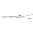 ティファニー Tiffany & Co ハートキー ホワイトゴールド×プラチナシルバー K18WG ダイヤモンド Pt950(チェーン) ネックレス T＆Co. 18K 18金 750 WG PTチェーン 鍵モチーフ