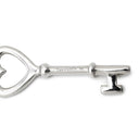 ティファニー Tiffany & Co ハートキー ホワイトゴールド×プラチナシルバー K18WG ダイヤモンド Pt950(チェーン) ネックレス T＆Co. 18K 18金 750 WG PTチェーン 鍵モチーフ