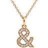 ティファニー Tiffany & Co アンパサンド パヴェダイヤモンド ローズゴールド K18PG ダイヤモンド ネックレス T&Co. Au750 18K ローズゴールド
